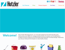 Tablet Screenshot of hutzlerco.com